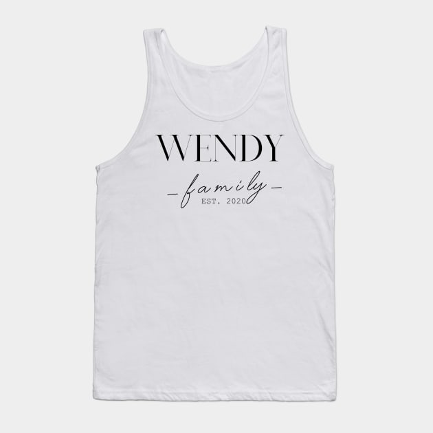 Wendy Family EST. 2020, Surname, Wendy Tank Top by ProvidenciaryArtist